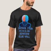 Controle Mind en pad DSD DesignSafeDrug T-shirt (Voorkant)