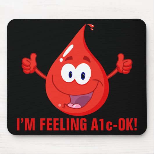 Controle op bloedsuiker muismat (Voorkant)