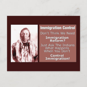 Controle op immigratie briefkaart