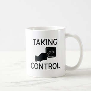 Controle overnemen koffiemok