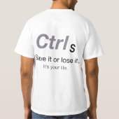 Controle S T-shirt (Achterkant)