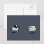 Controle versus Escape Briefkaart (Voorkant / Achterkant)