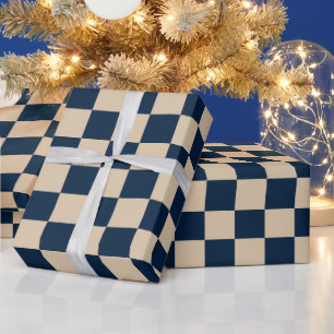 Controlebord Geometrisch gecontroleerd patroon con Cadeaupapier