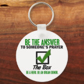 Controleer de doos als orgaandonor 3 sleutelhanger (Voorkant)