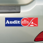 Controleer de FED bumpersticker (Op auto)