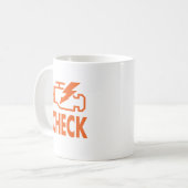 Controleer de motor koffiemok (Voorkant links)