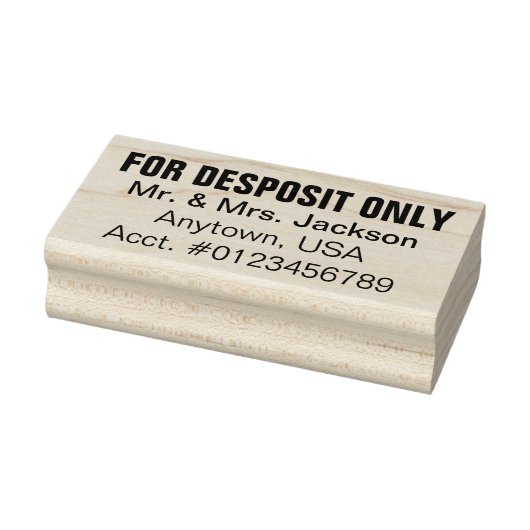 Controleer Endorsement Rubberstempel (Stempel)