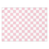 Controleer het Baby-roze en witte-controllerpatroo Tafelkleed (Voorkant (Horizontaal))