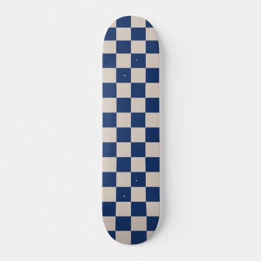 Controleer het Checkerboard-patroon in Blauw en be Skateboard (Voorkant)