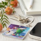 Controleer het tweemaal sleutelhanger (Voorkant Rechts)