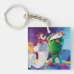 Controleer het tweemaal sleutelhanger