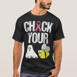 Controleer je Boo Bees Borstkanker Halloween Cadea T-shirt