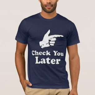 Controleer je later t-shirt