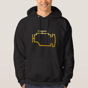 Controleer Motor Licht Grappige Monteur Auto Hoodie