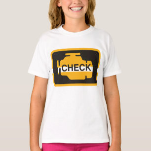 Controleer Motor Licht Meisjes T-shirt