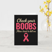 Controleer uw bewustzijn van borstkanker kaart (Gele Bloem)