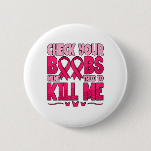 Controleer uw borstkankerbewustzijn ronde button 5,7 cm