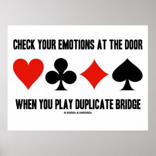 Controleer uw emoties bij deuropslag Duplicaat Bri Poster