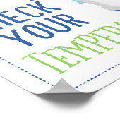 Controleer uw temperatuur poster (Hoek)