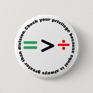 Controleer uw voorrecht ronde button 5,7 cm