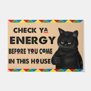 Controleer Ya Energy Welcome Mat, Sluitend cadeau Deurmat