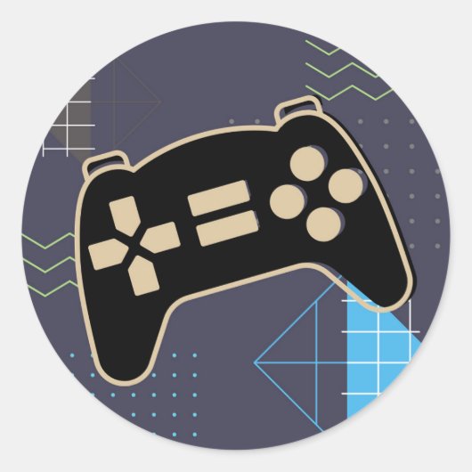 controlegamer ronde sticker (Voorkant)