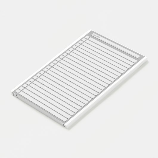 Controlelijst (aangepaste kleur) post-it® notes (Schuin)