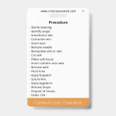 Controlelijst Centrale Lijn Badge (Achterkant)