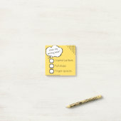 Controlelijst plakken notities - Jr Primair Post-it® Notes (Op bureau)