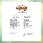 Controlelijst RV Trailer bewerkbaar instellen en a Raamsticker (Vel 3)