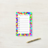 Controlelijst voor partijplanning post-it® notes (Op bureau)