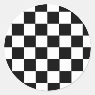 Controlepatroon Ronde Sticker