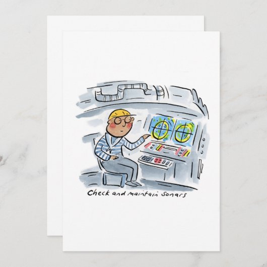 Controleren en onderhouden van sonars kaart (Voorkant / Achterkant)