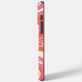 Controles en ronddraaiingen - Roze, Oranje en crèm Case-Mate iPhone Case (Achterkant / Links)