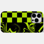 Controles en zwembroeken - kalkgroen en zwart Case-Mate iPhone case (Achterkant (horizontaal))