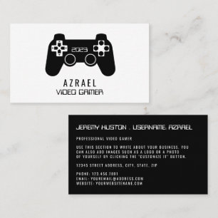 Contrôleur de jeu, Carte de visite de jeu vidéo