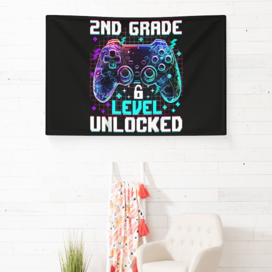 Controller 2e klas niveau ontgrendeld eerste dag spandoek (Insitu)