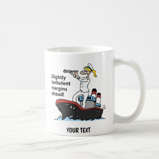 Controller Cartoon Vrouw Koffiemok (Rechts)