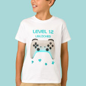 Controller Level Up Ontgrendeld Gamer Verjaardagsf T-shirt