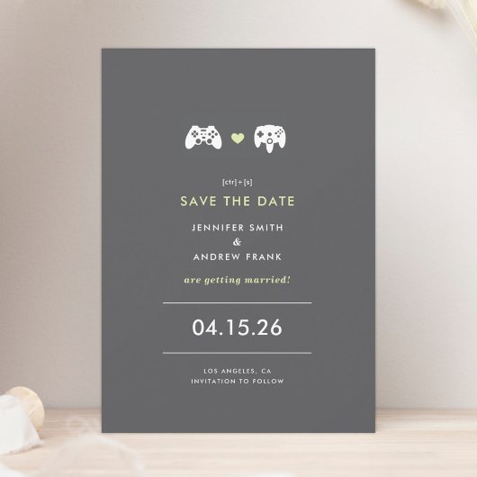 Controller Love Bewaar de datum Save The Date