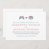 Controller Love Rehearsal Dinner Kaart (Voorkant / Achterkant)