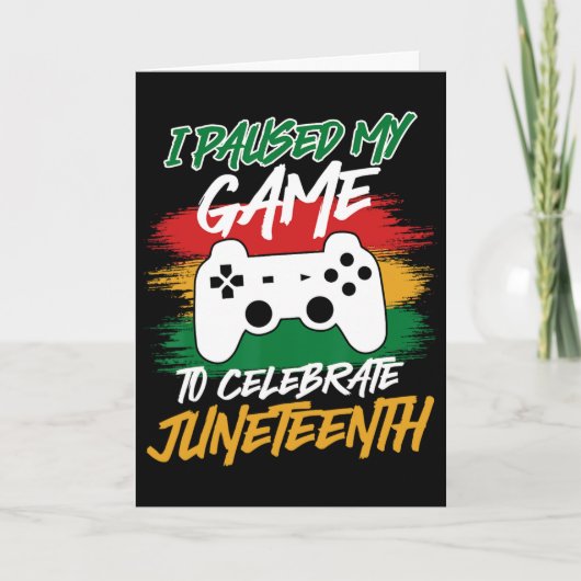 Controller Videogames Console Pauzeerde Mijn Game Kaart (Voorkant)