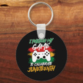 Controller Videogames Console Pauzeerde Mijn Game  Sleutelhanger (Voorkant)