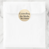 Controlling the Media Ronde Sticker (Tas)