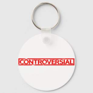 Controversiële stempel sleutelhanger