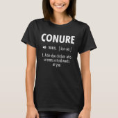 Conure Definition Green Cheek Conure Parrot T-shirt (Voorkant)
