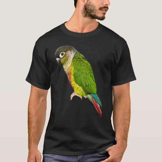 Conure Parrot Bird Green cheek Love for birds T-shirt (Voorkant)