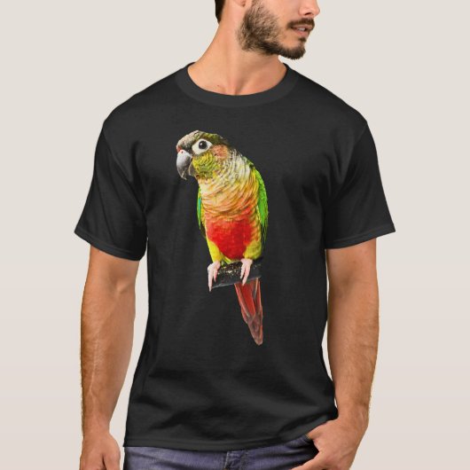 Conure Parrot Bird Green cheek Love of vogels T-shirt (Voorkant)