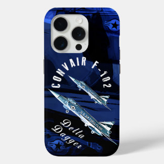 Convair F102 USAF fighterjet telefoonhoes iPhone 15 Pro Case