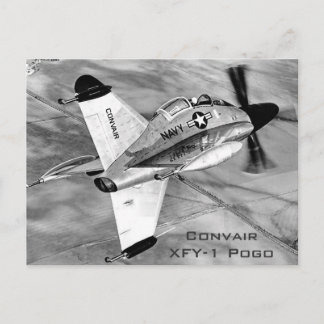 Convair XFY-1 Pogo VTOL Vliegtuig Briefkaart